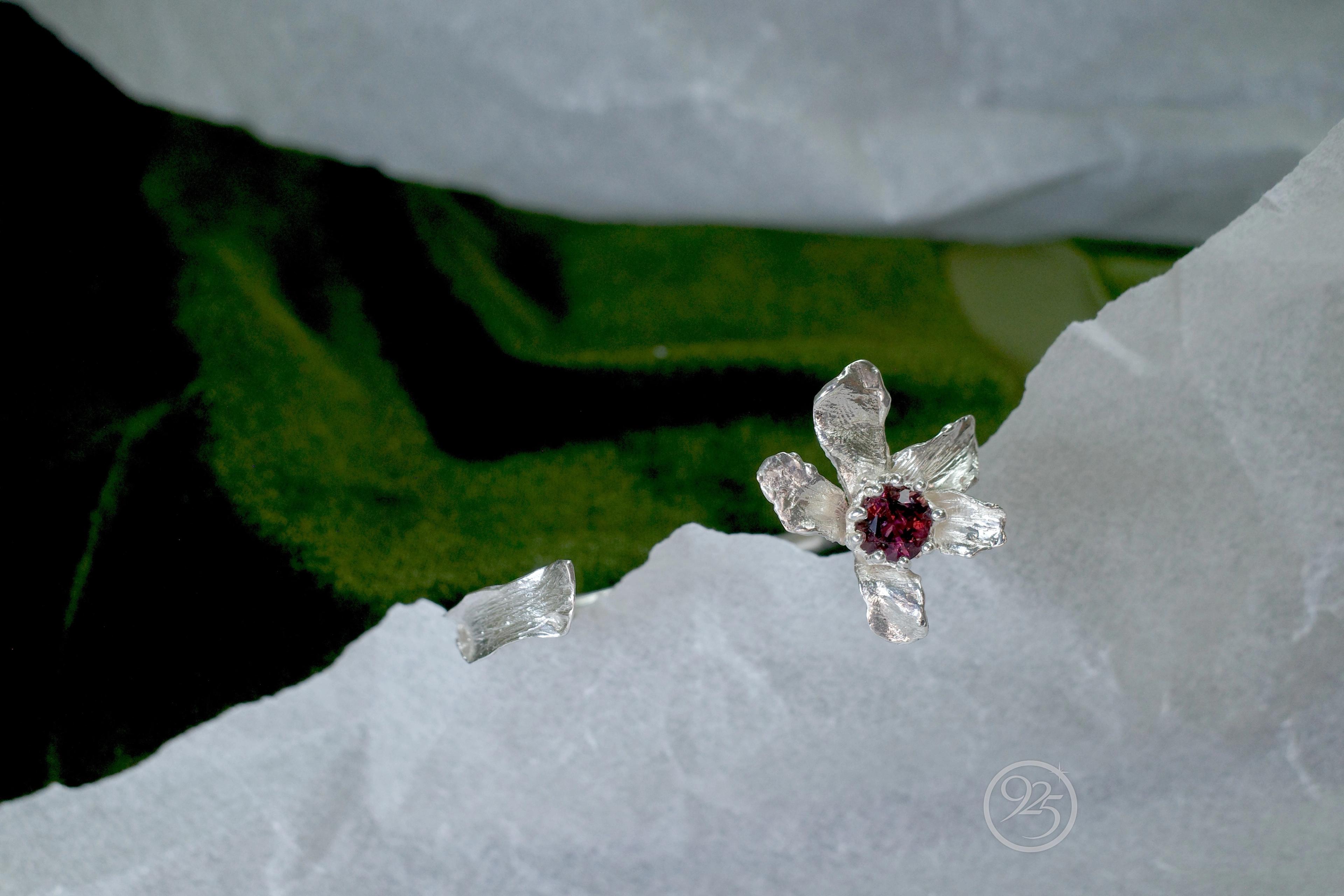 Garnet Bloom Cuff thumbnail 2