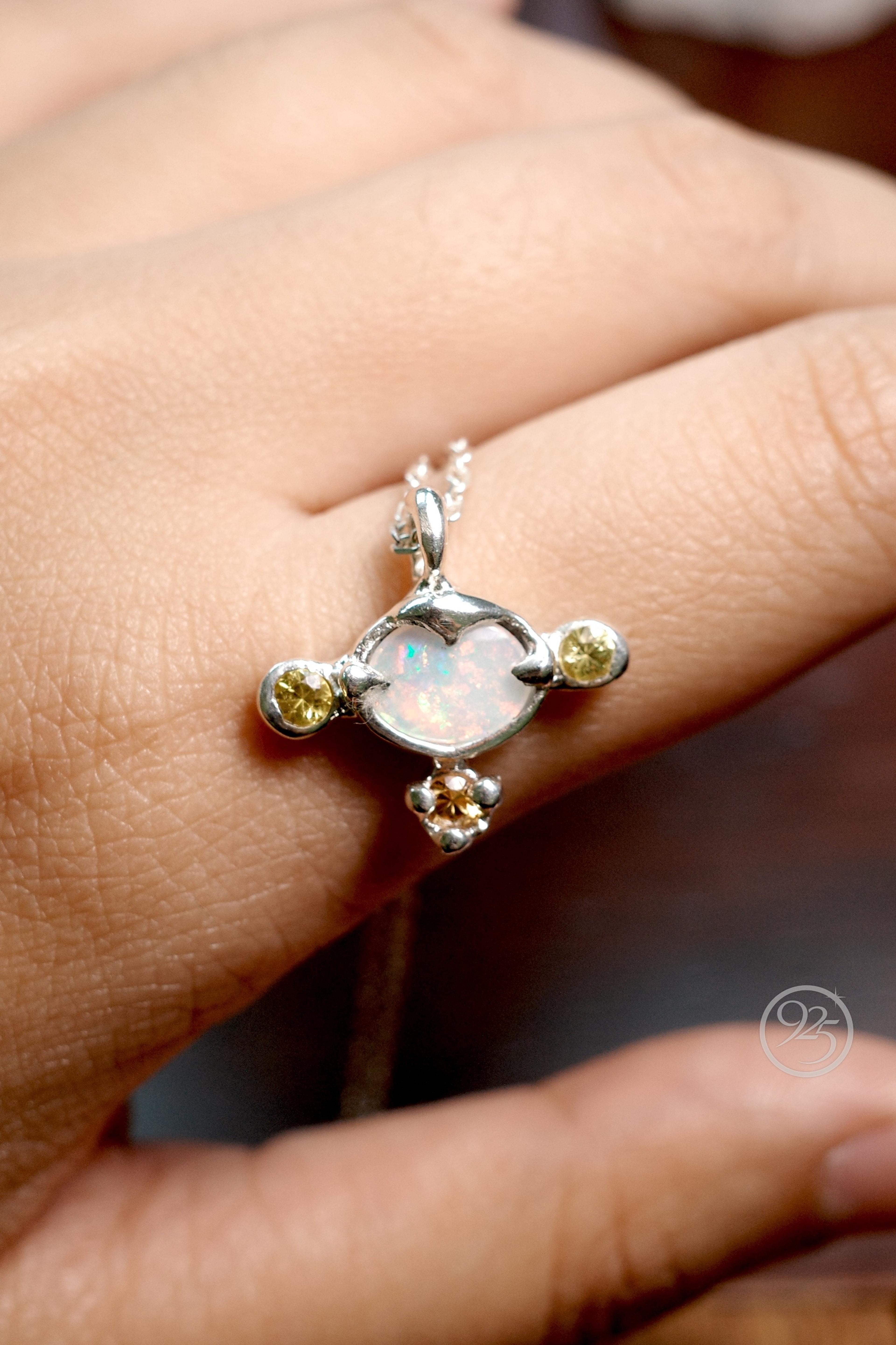 The Opal Monkey Pendant thumbnail 2