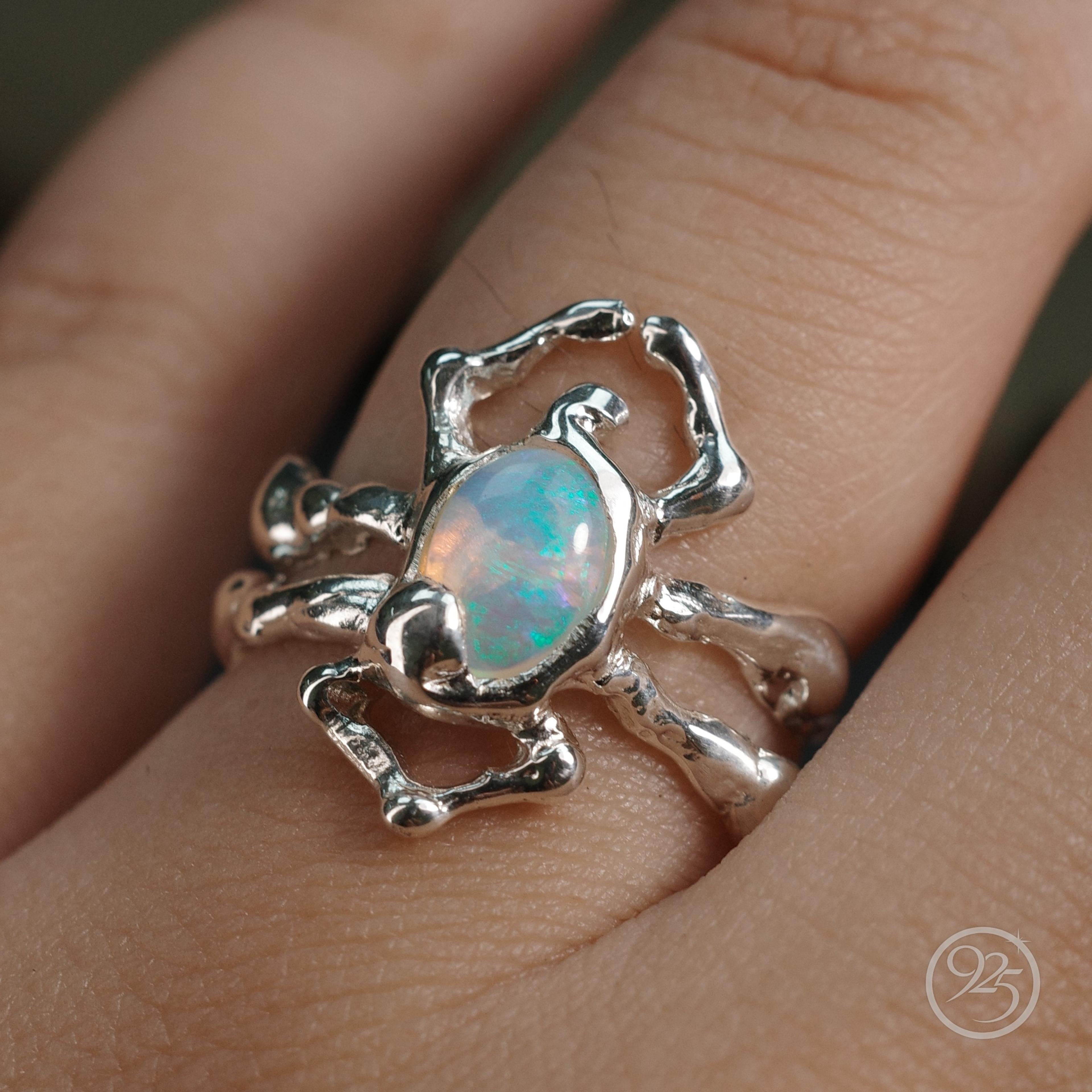Nhẫn Opal Nhện thumbnail 3