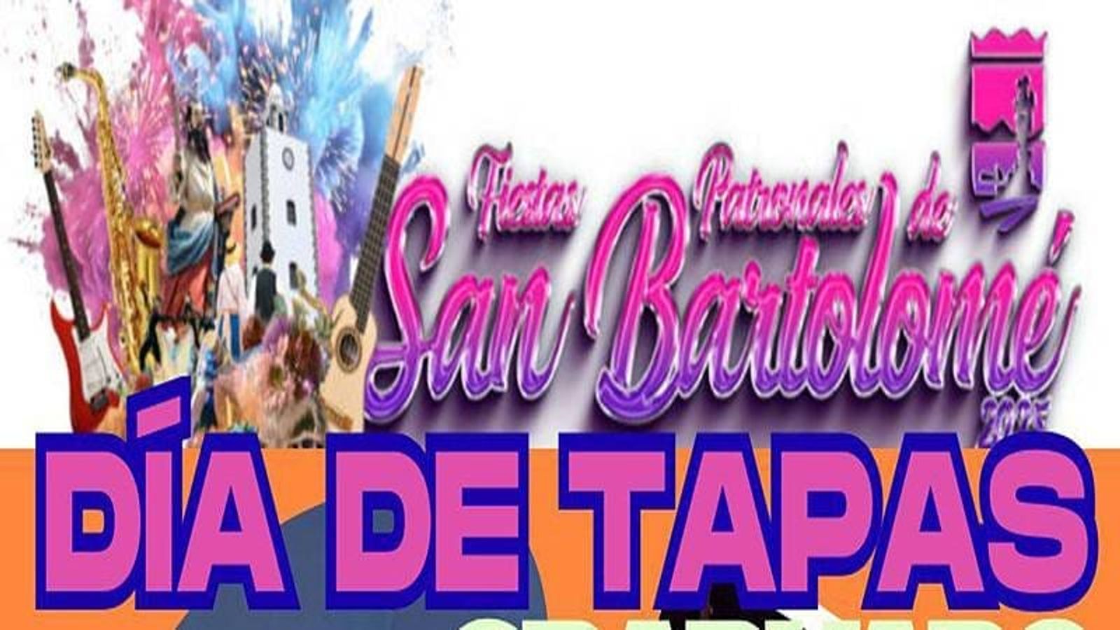 San Bartolomé reprograma al Feria de la Tapa y otros actos de sus fiestas tras la alerta por altas temperaturas