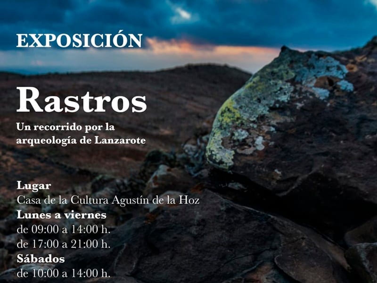 Este viernes se inaugura ‘Rastros’, un recorrido por la historia arqueológica de Lanzarote
