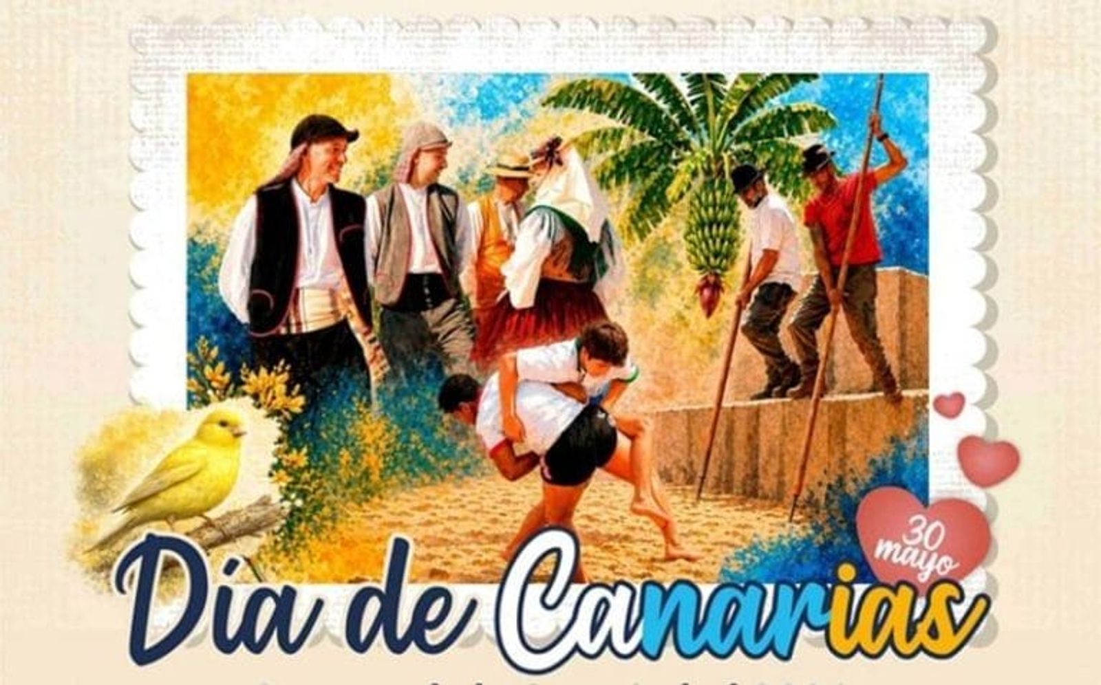 Niños jugando al Quemao en Canarias