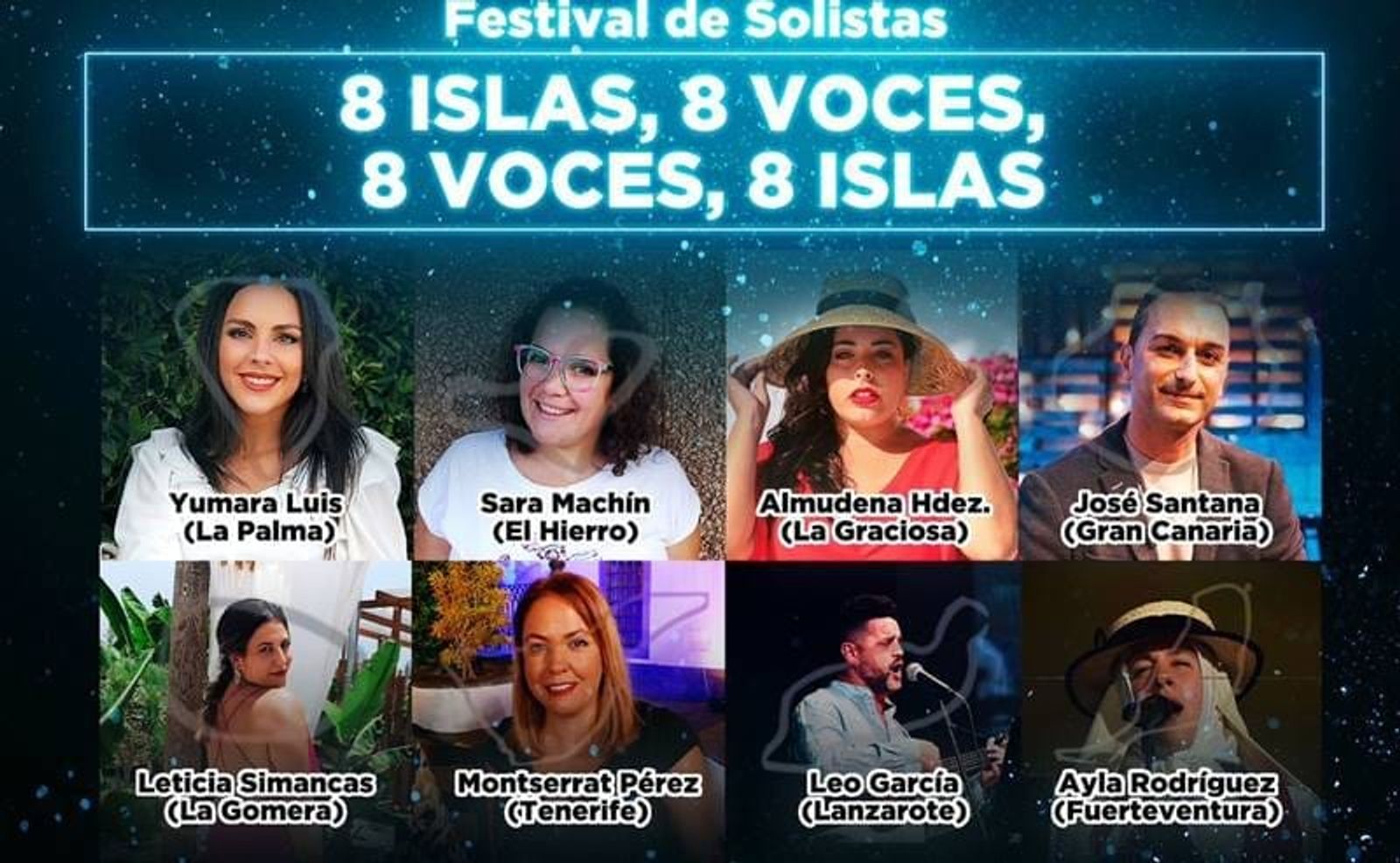 Arrecife recibe este viernes el festival de solistas ‘8 islas, 8 voces, 8 voces, 8 islas’