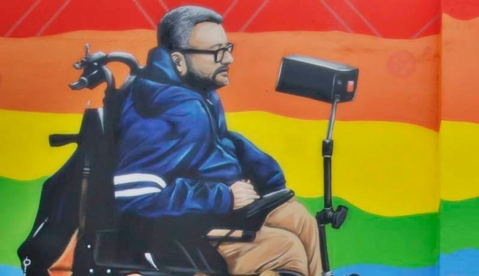 Lanzarote estrena un mural en homenaje al cineasta lanzaroteño Roberto Pérez Toledo