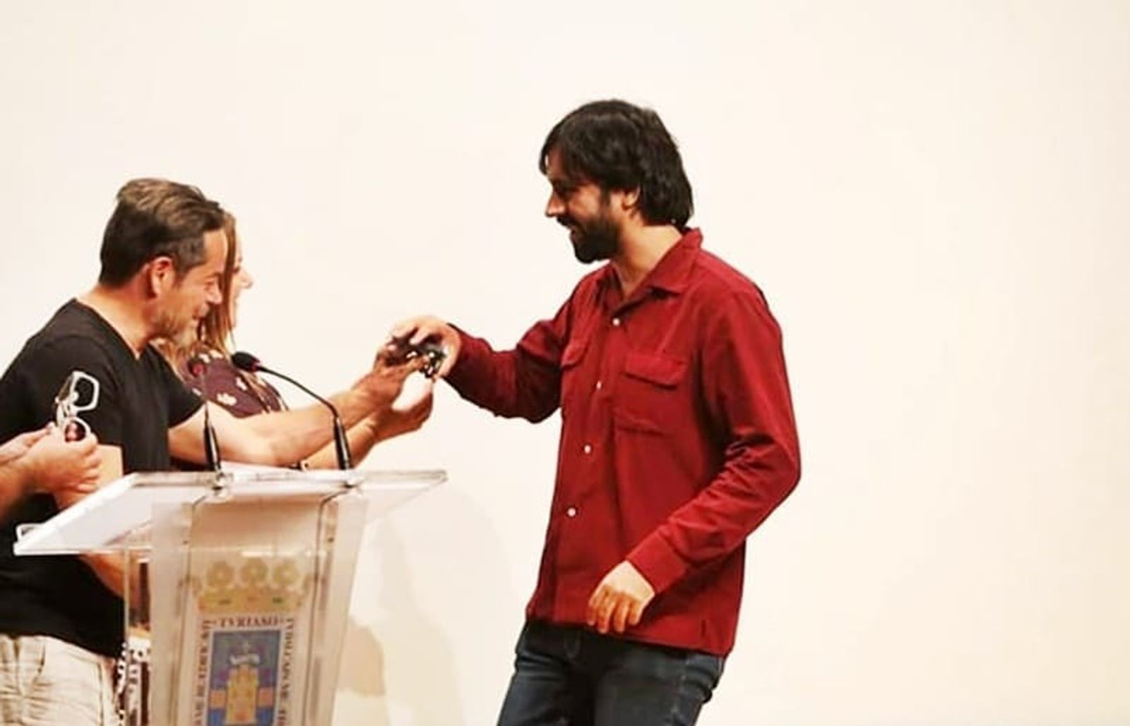 El actor lanzaroteño Roberto Cabrera, mejor actor en el Festival de Cine de Comedia de Tarazona
