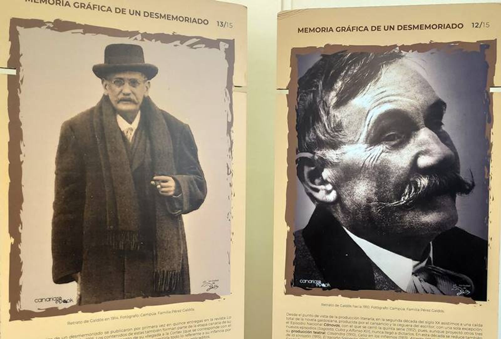 Ya se puede visitar la exposición ‘Galdós en 7 islas canarias’ en la Biblioteca Insular