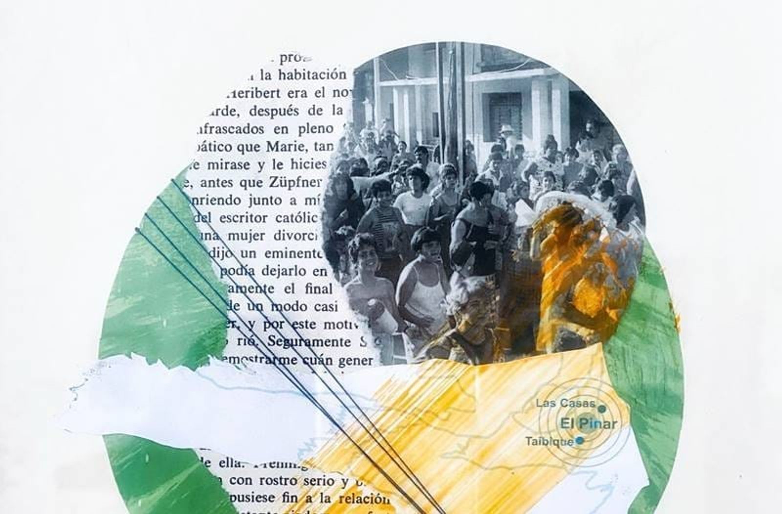 'El collage viajero que escribe versos' - Exposición colectiva 