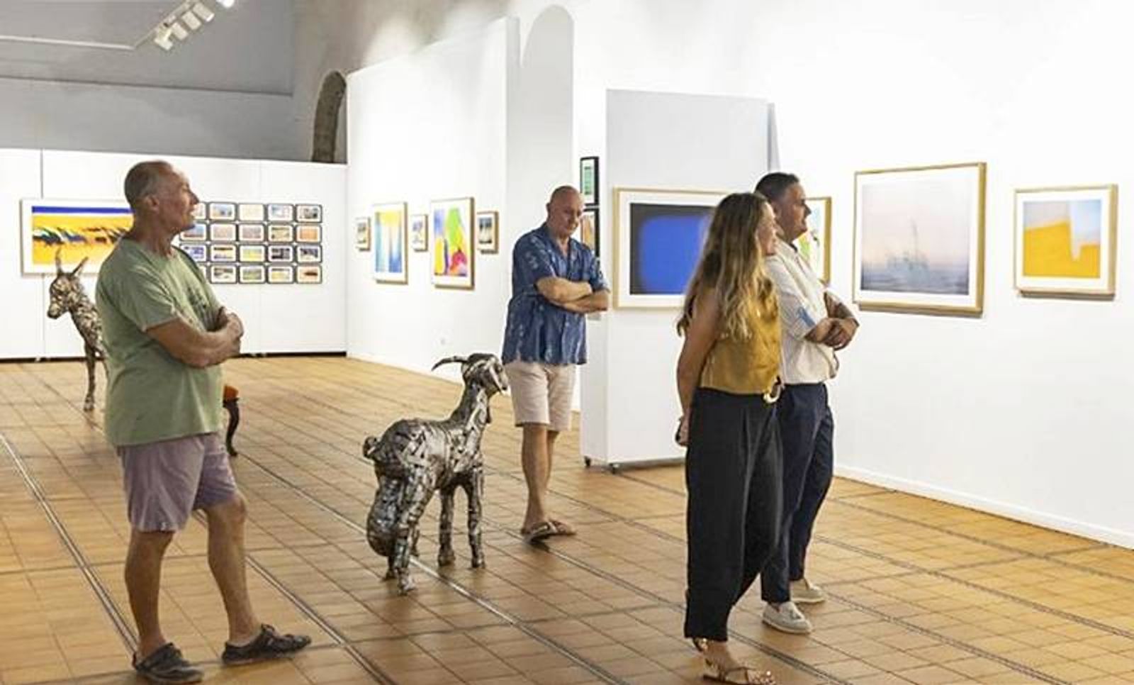 Pintura, escultura y pintura en la nueva exposición del Centro de Arte Santo Domingo