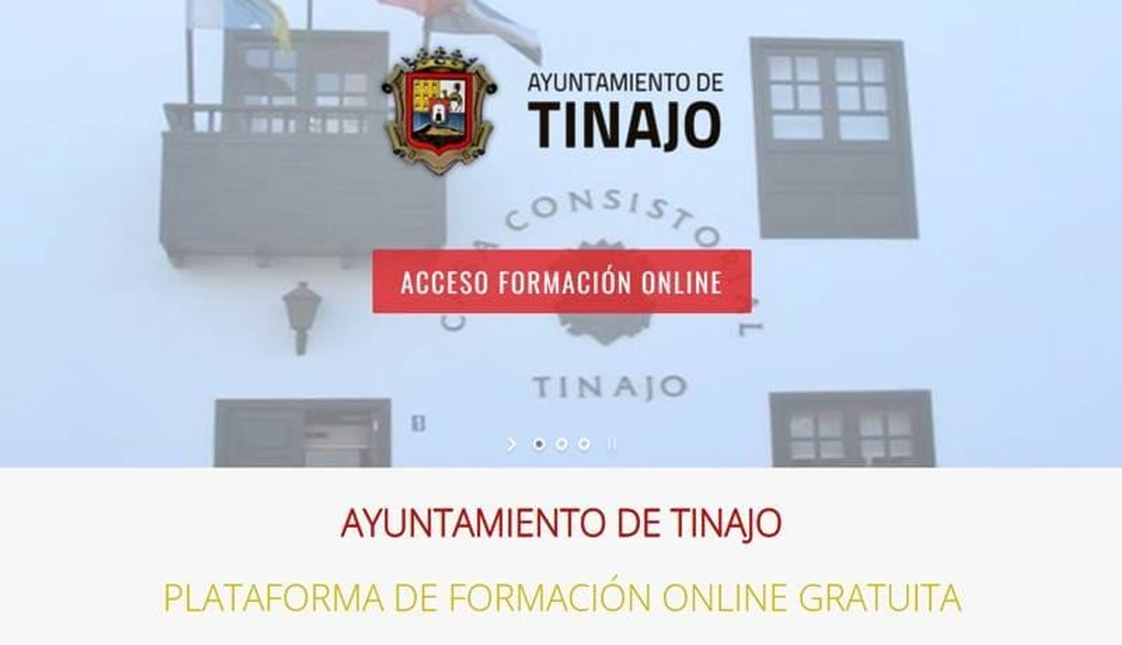 Nuevos cursos en la Plataforma de Formación Online de Tinajo