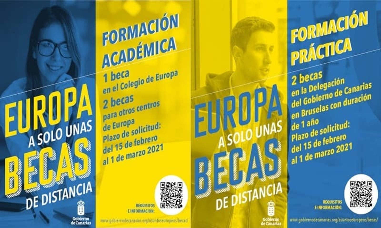 Canarias convoca cinco becas de formación en asuntos europeos