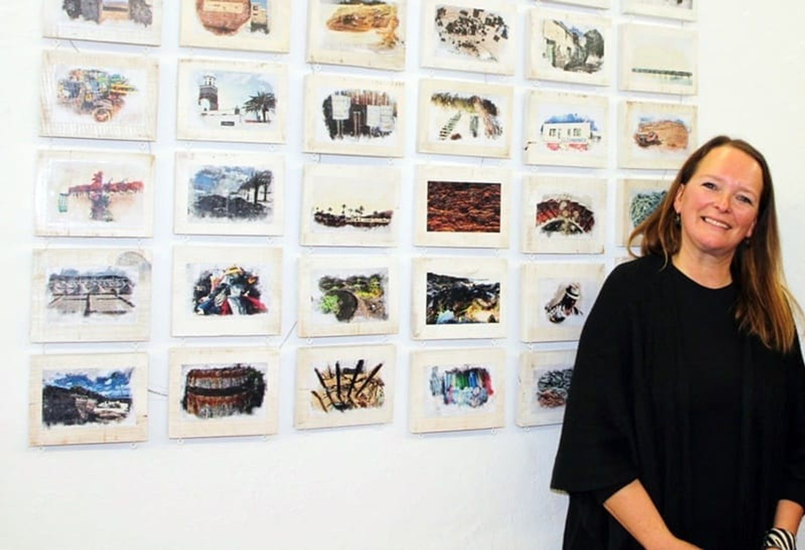 La artista Sandra Eisen inaugura en Yaiza su exhibición ‘Conexiones’