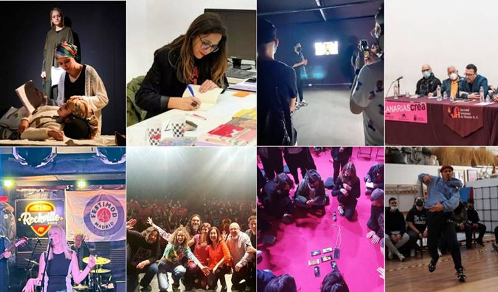 Tres profesionales de la cultura de Canarias muestra su trabajo en algún lugar del mundo cada día