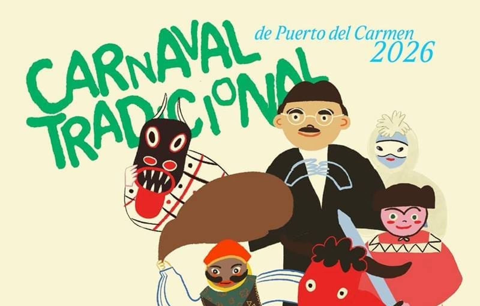El Carnaval Tradicional devuelve a Puerto del Carmen la esencia ritual de la fiesta