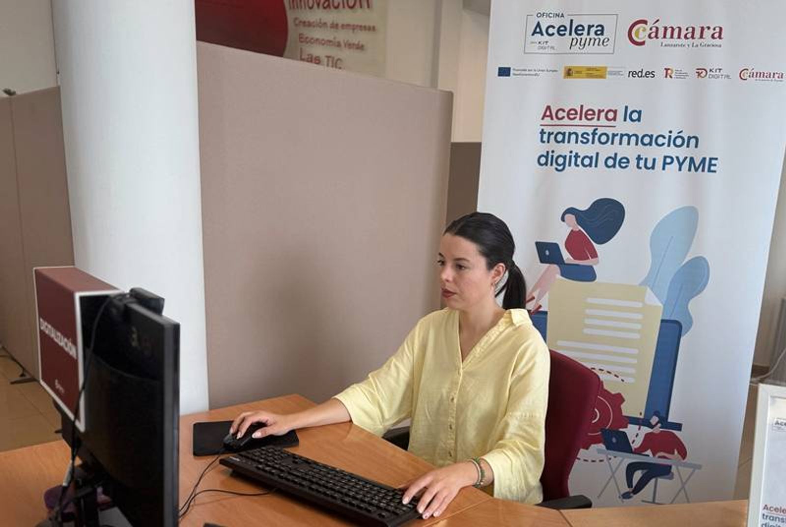 La Cámara apoya la digitalización empresarial a través del programa Oficina Acelera Pyme para el Kit Digital