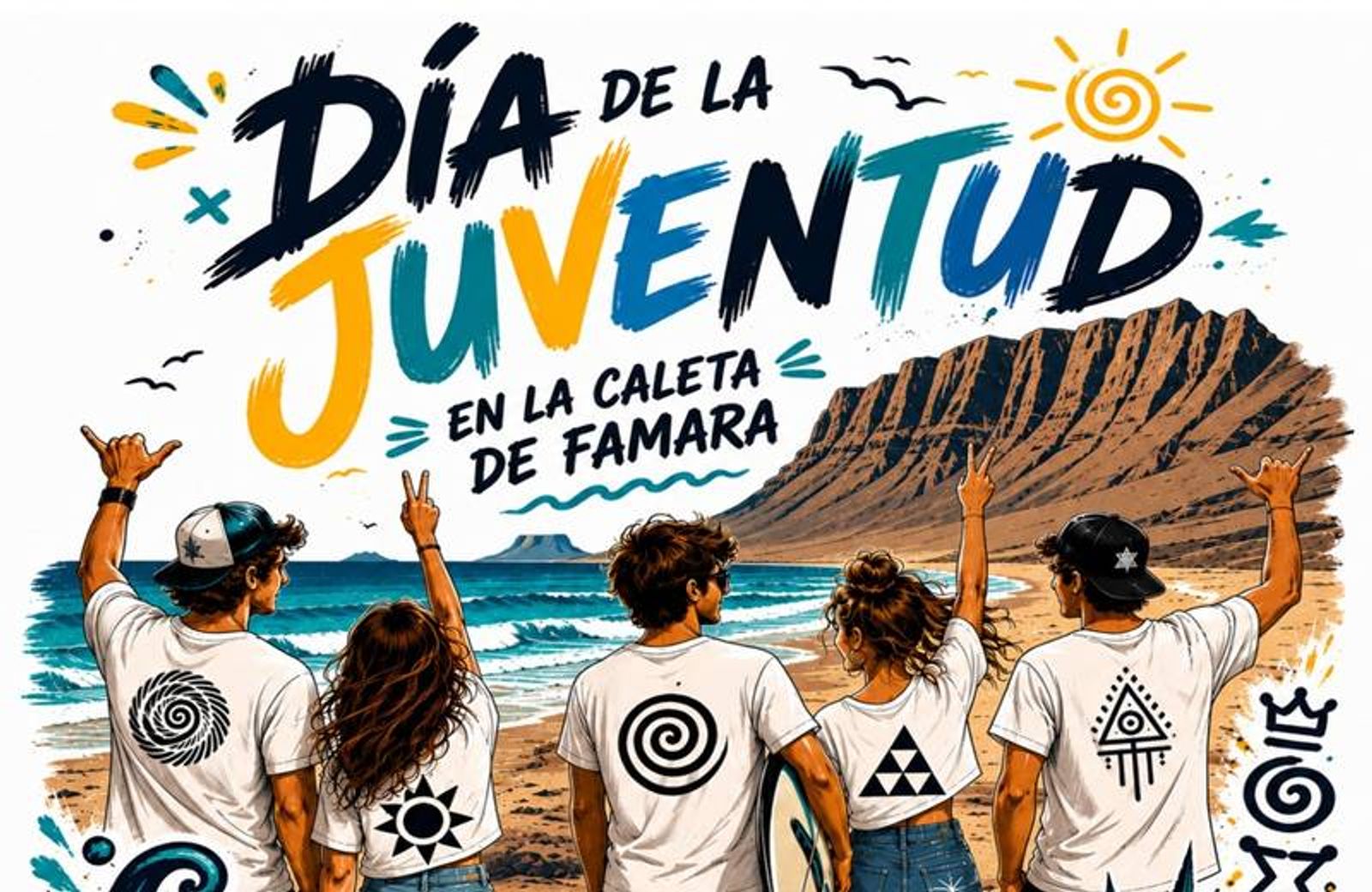 La Caleta de Famara acogerá una jornada de actividades por el Día Internacional de la Juventud