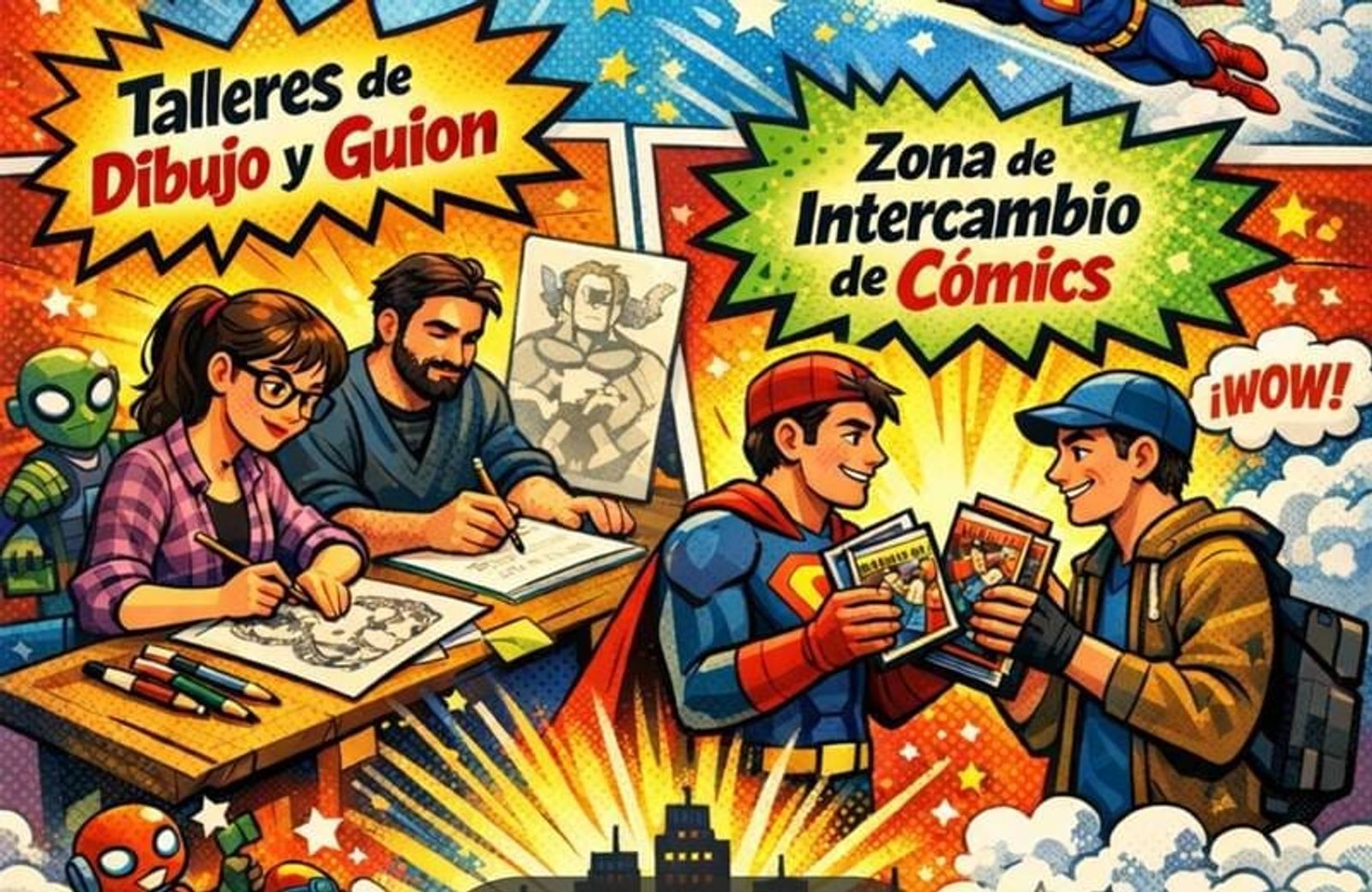 Talleres de dibujo y guion y un espacio para el intercambio celebran el Día del Cómic en Tías