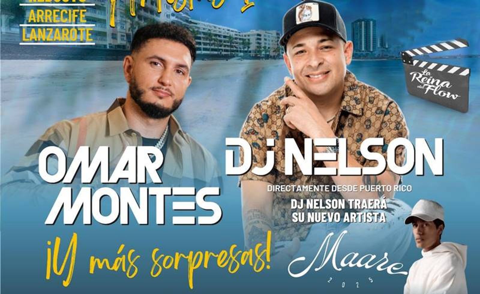 Omar Montes y DJ Nelson, invitados del rodaje abierto de ‘La Reina del Flow’