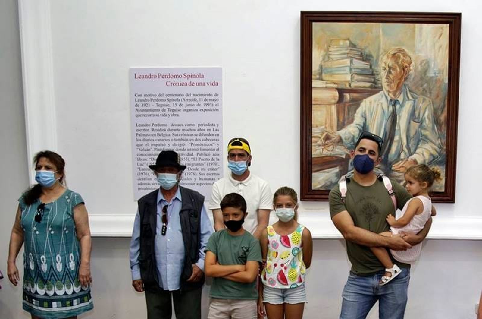 Organizan visitas guiadas para la exposición ‘Leandro Perdomo Spínola. Crónica de una vida’