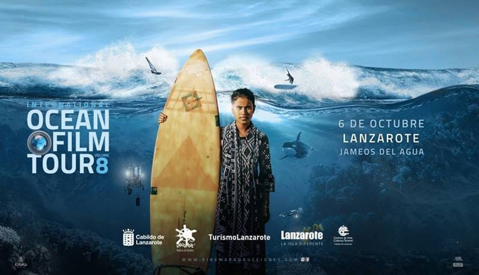 El International Ocean Film Tour llega a Lanzarote por primera vez
