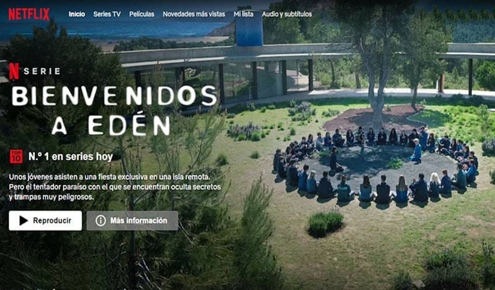 ‘Bienvenidos al Edén’, rodada en Lanzarote, ya se puede ver en Netflix