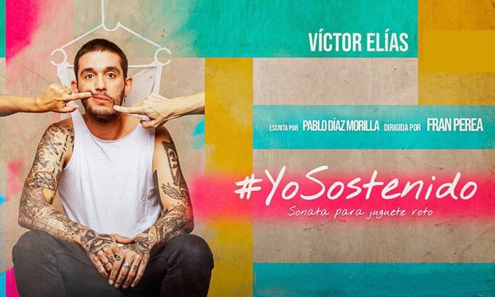 Víctor Elías presenta en Lanzarote ‘Yo sostenido’, dirigida por Fran Perea