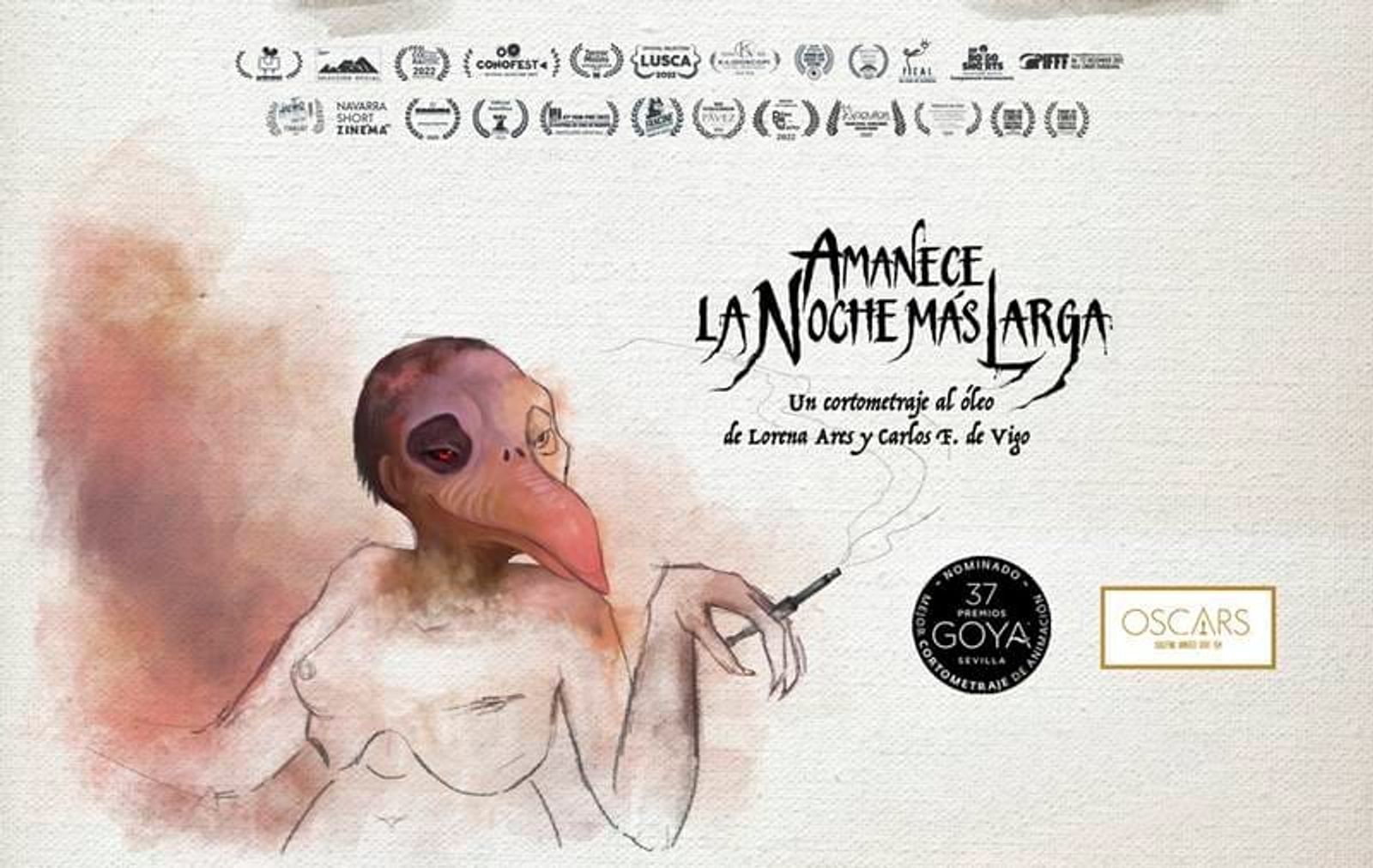 El cortometraje ‘Amanece la noche más larga, estrenado en Lanzarote, califica para los Premios Oscar® 2024