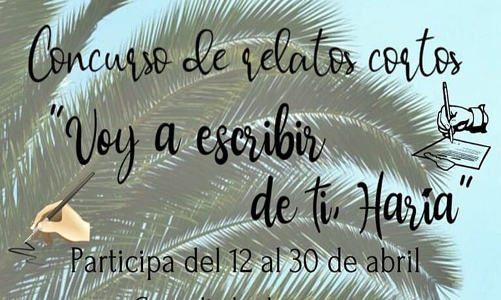 Comienz el plazo para participar en el concurso de relatos cortos ‘Voy a escribir de ti, Haría’