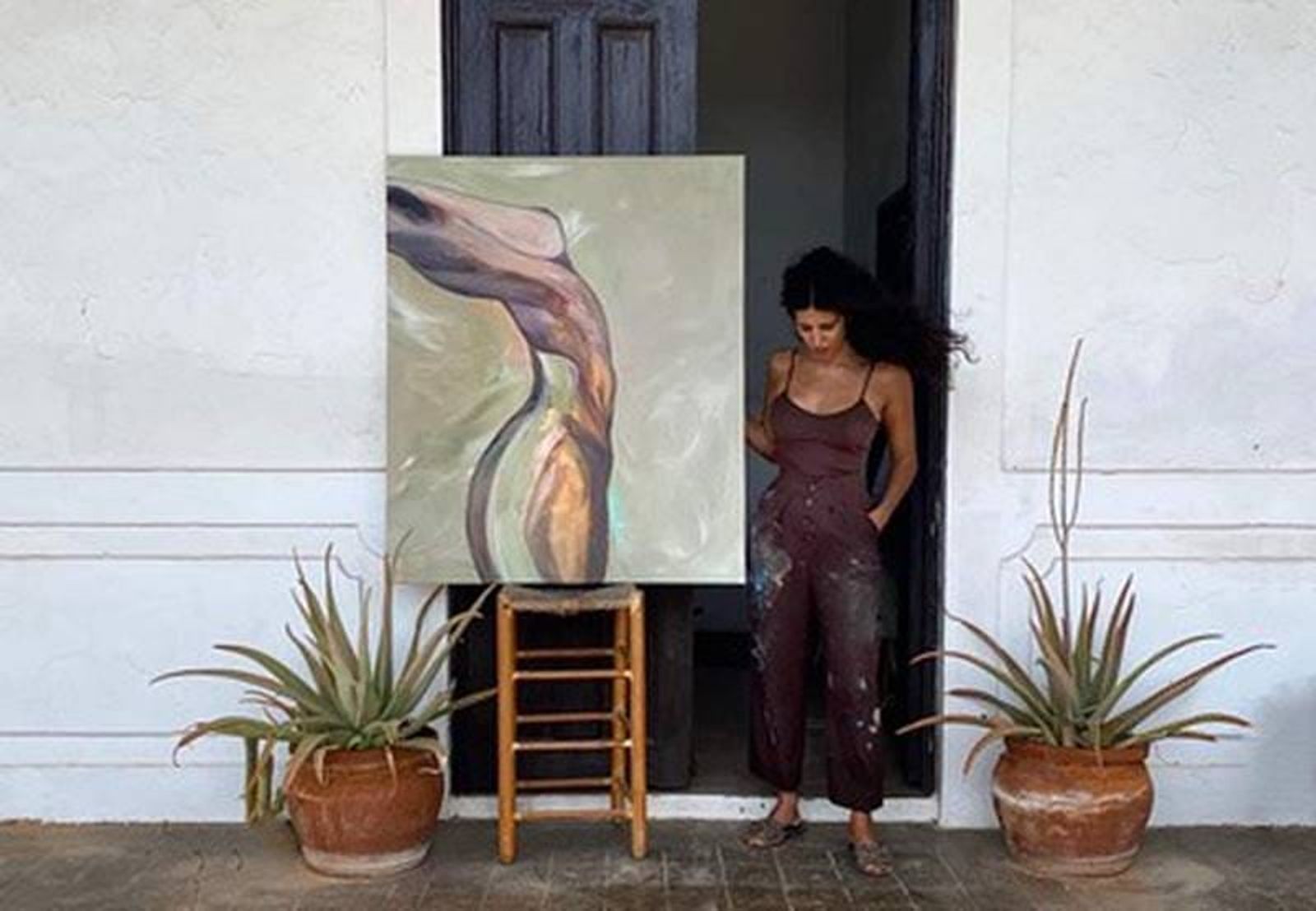 Sherezade Morales inaugura en Teguise su exhibición ‘Mujeres’