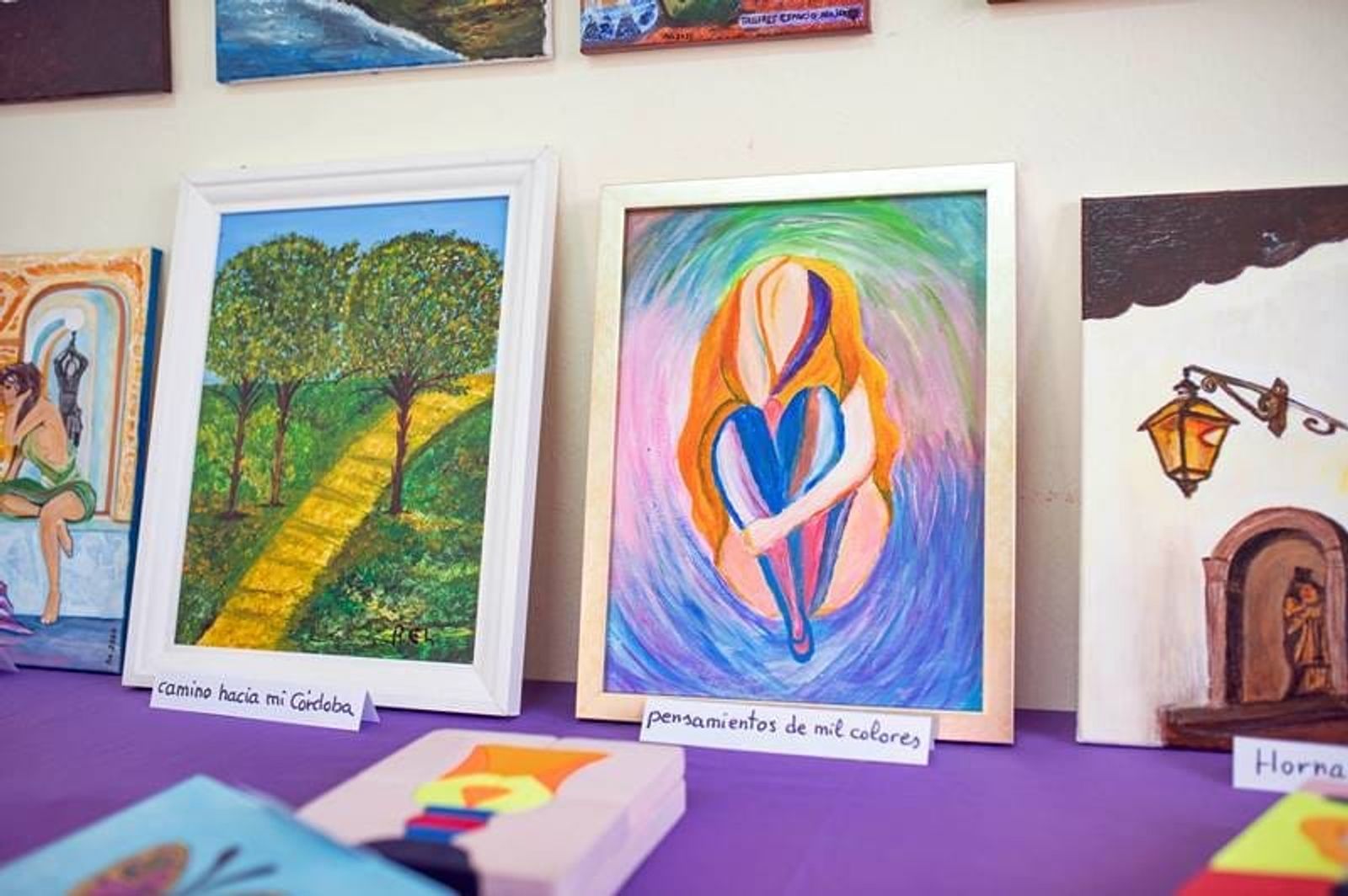Inaugurada la exposición con los trabajos realizados por las usuarios de Espacio Mujer