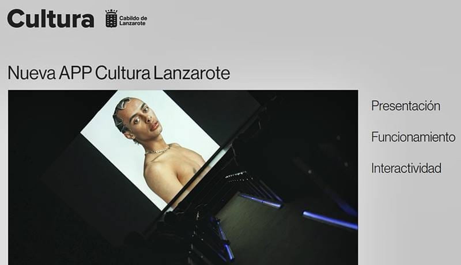 El Cabildo presenta una APP para informar de su programación cultural