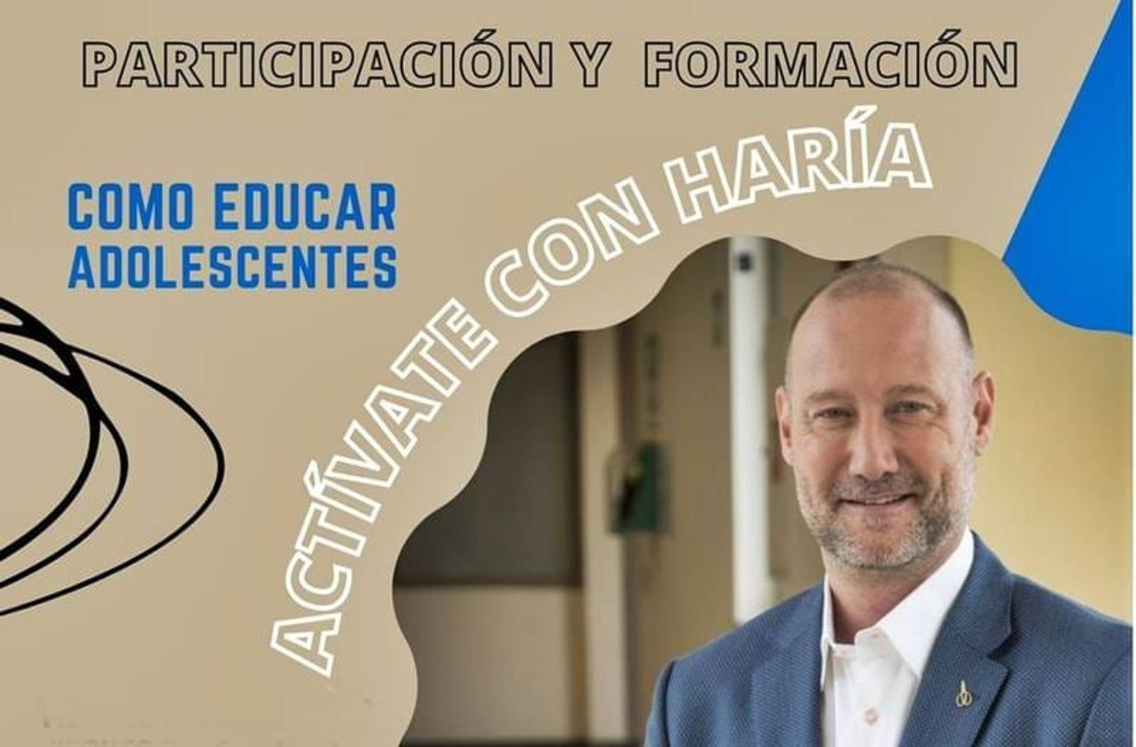 Haría recibe a Pedro García Aguado para la ponencia ‘Cómo educar adolescentes’