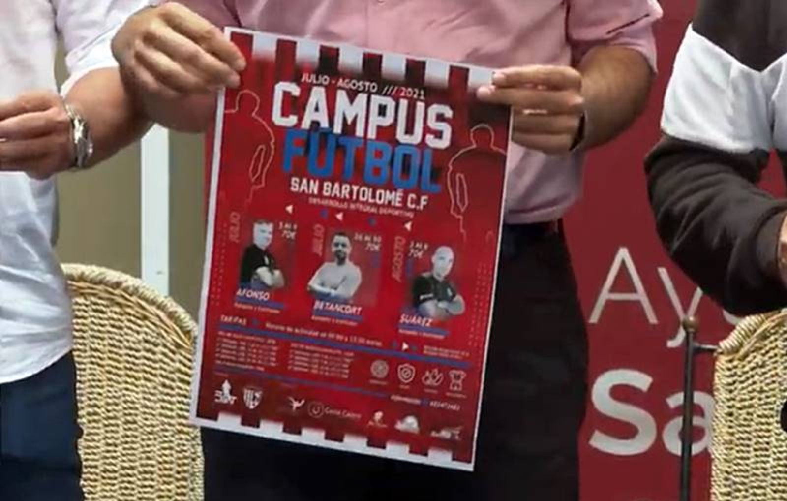 El Campus de Fútbol de San Bartolomé vuelve durante los meses de julio y agosto