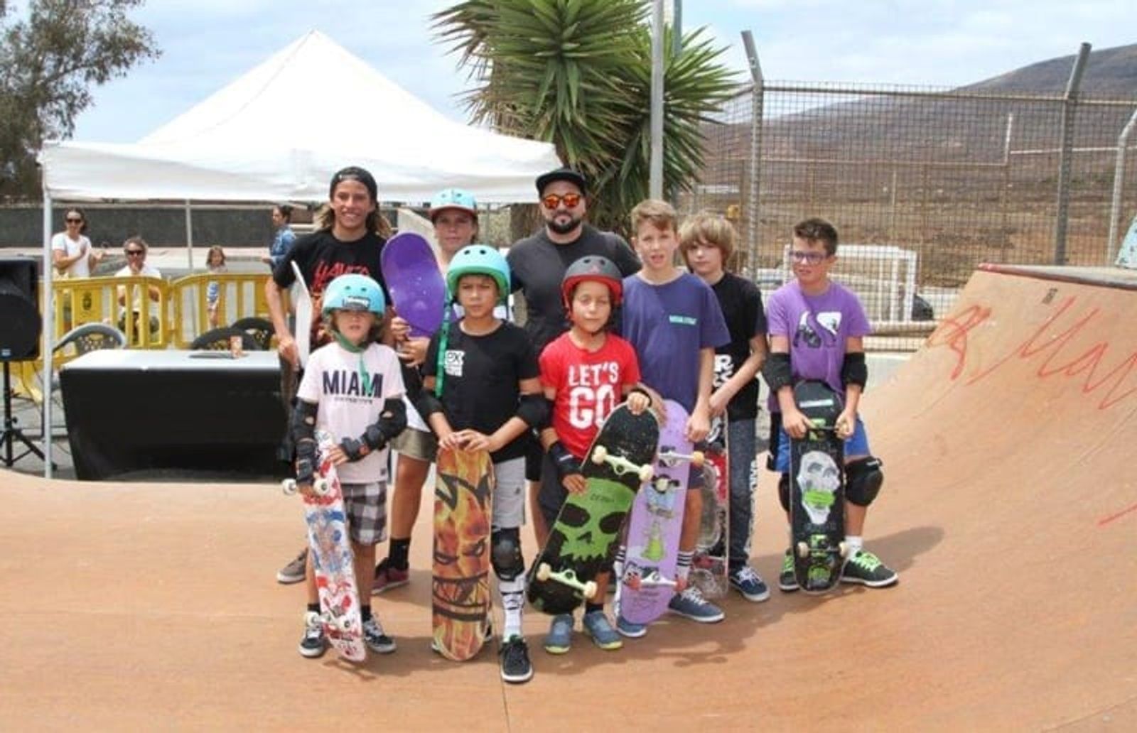 Se reactiva la ‘Skuela de skate’ de Haría