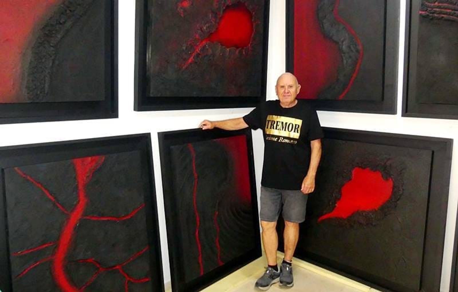 Jaime Romero sorprende con ‘Tremor’, exposición sobre dos dramas volcánicos