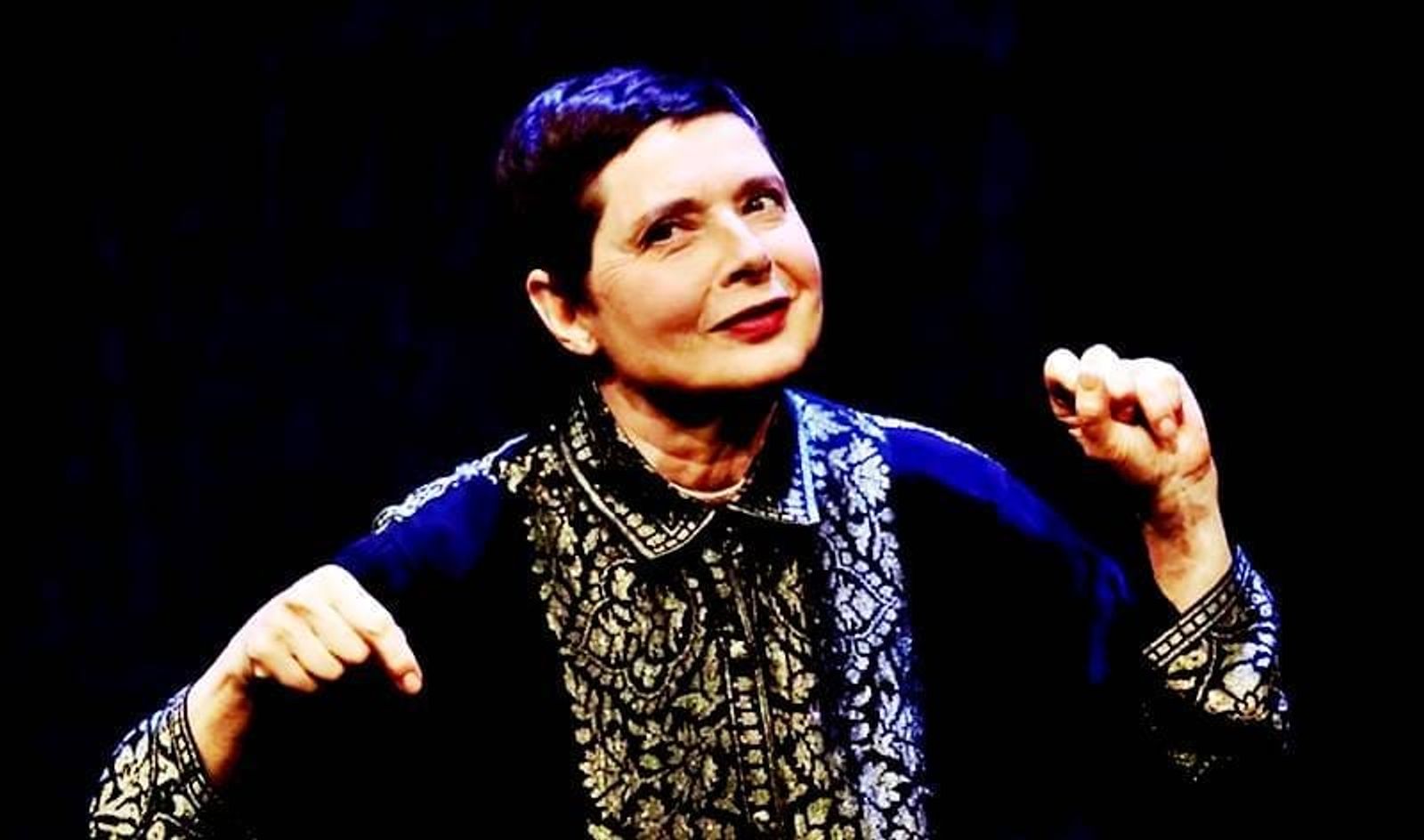 Isabella Rossellini presenta su espectáculo ‘Darwin’s Smile’ en el Auditorio Jameos del Agua