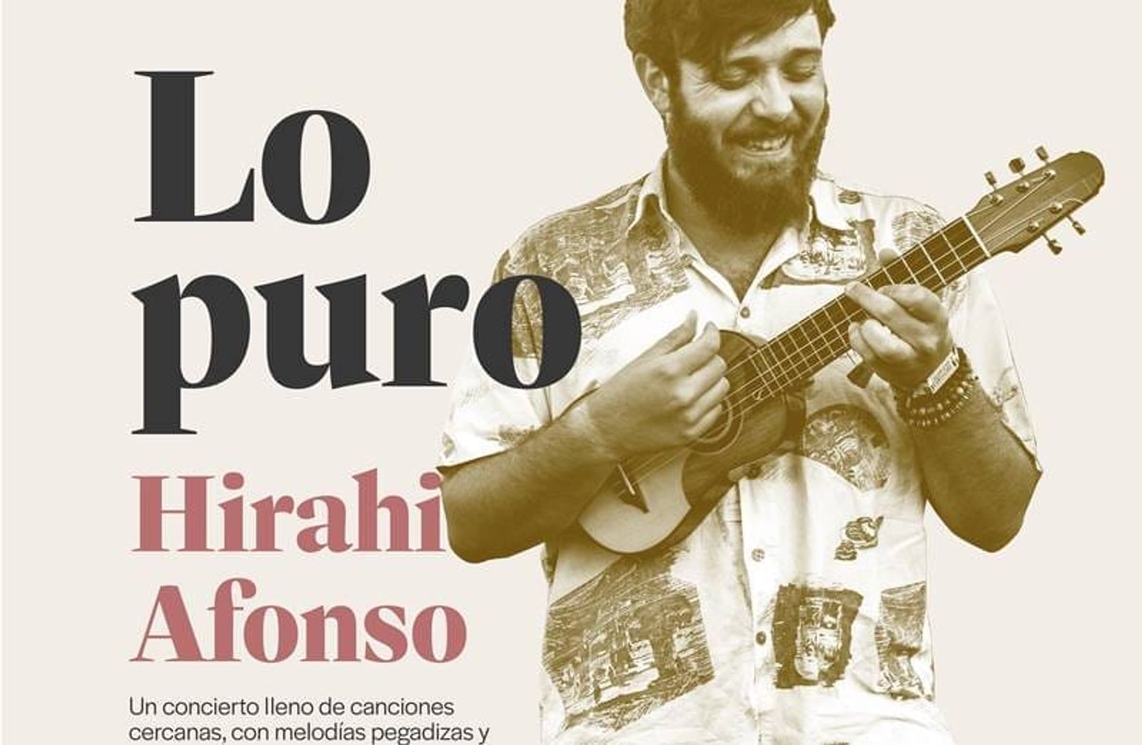 Hirahi Afonso actúa este viernes en el Convento de Santo Domingo