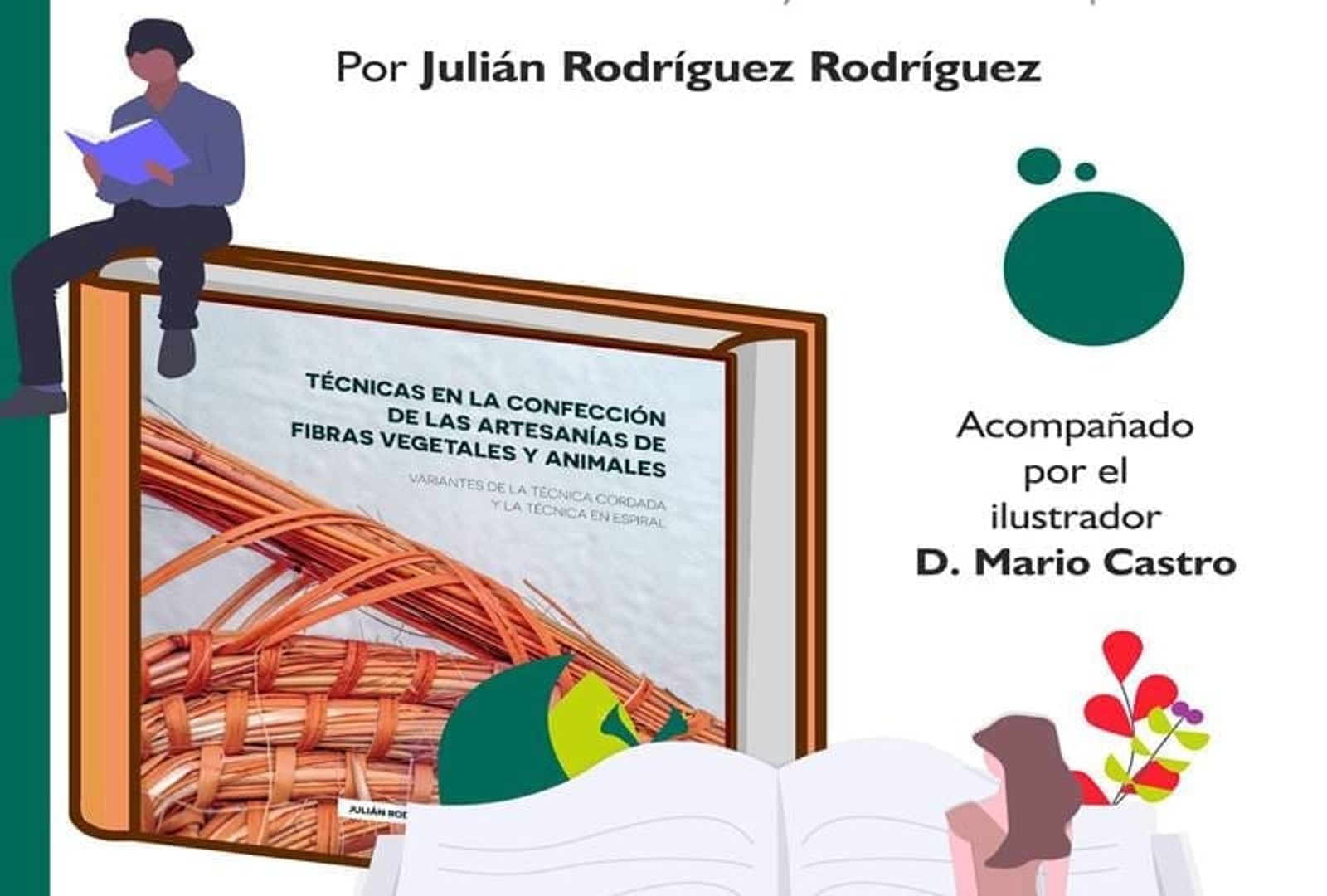 Julián Rodríguez presenta su libro sobre técnicas en la confección de artesanías