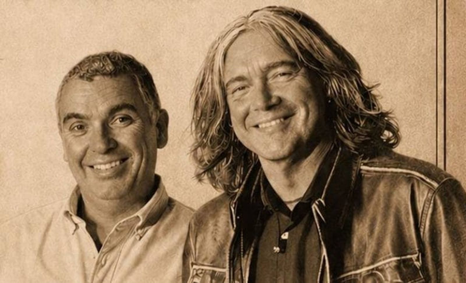 Ciro Corujo y José Manuel Ramos en la Casa de la Cultura de Arrecife