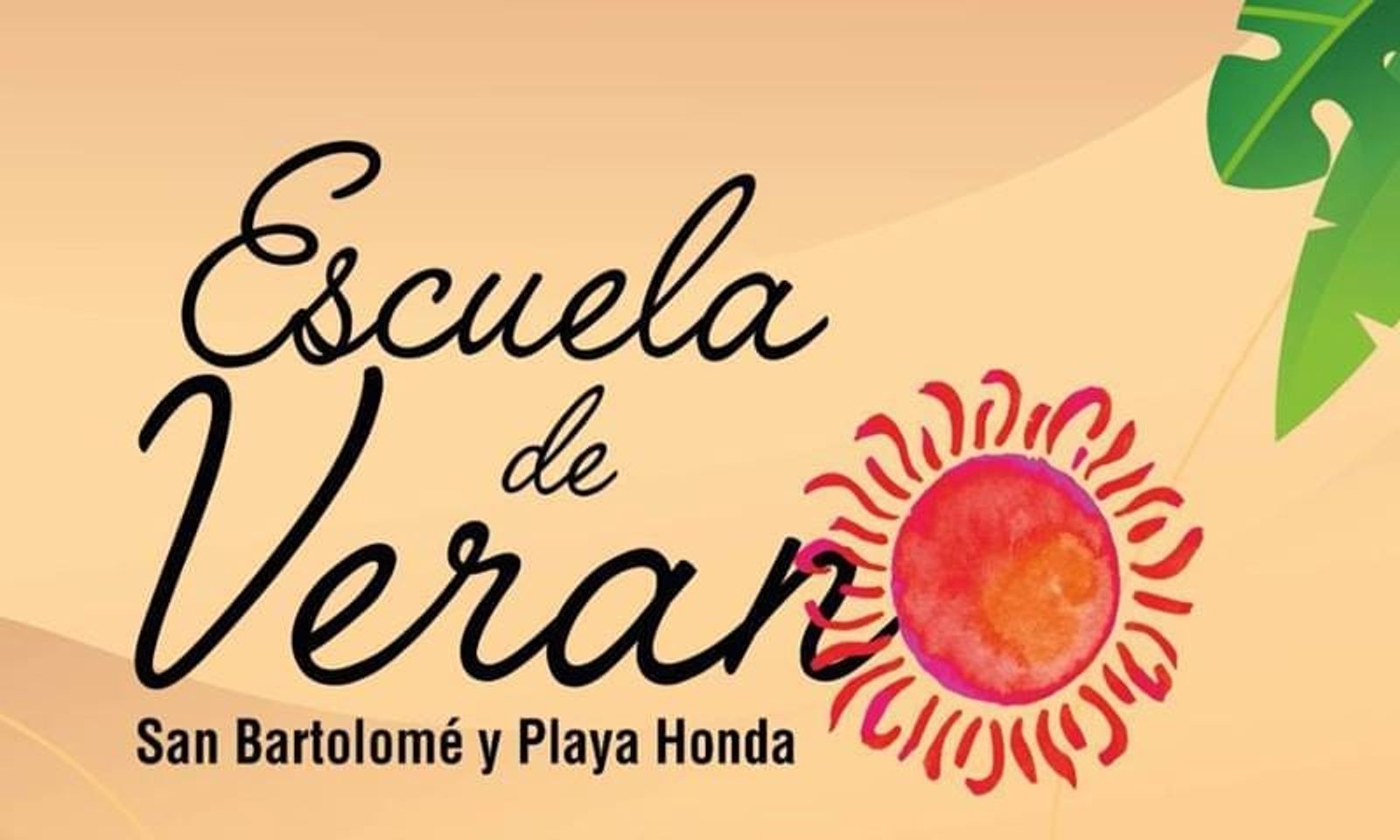 La ‘Escuela de Verano’ de San Bartolomé y Playa Honda, ya ha abierto inscripciones