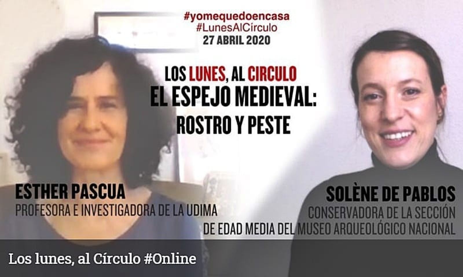 ‘El espejo medieval: rostro y peste’, nueva propuesta del Círculo de Bellas Artes para este lunes de confinamiento