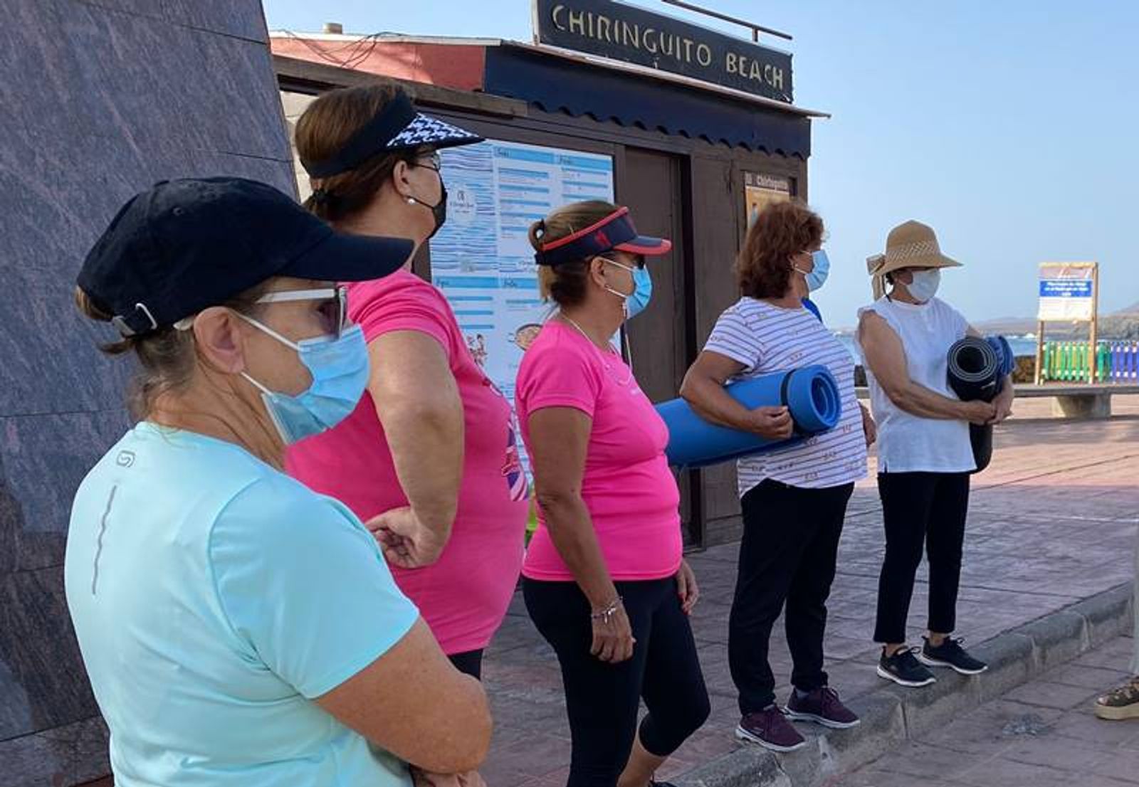 En marcha una iniciativa para mejorar la calidad de vida de los mayores de Haría a través del ejercicio físico