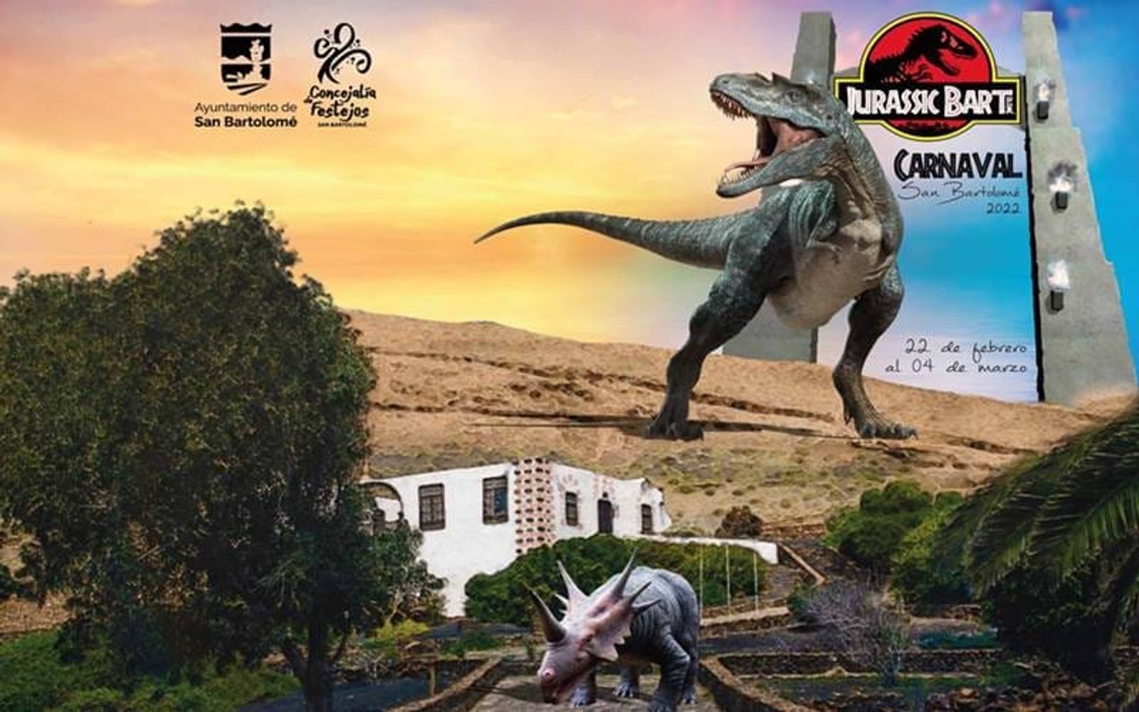 San Bartolomé presenta el programa completo de su Carnaval más “jurásico”