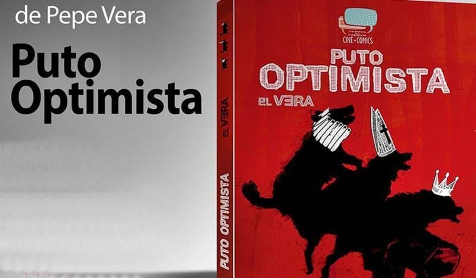 Pepe Vera presenta ‘Puto optimista’, recopilación de un centenar de sus viñetas