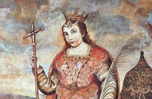 Comienzan los trabajos de restauración del cuadro de Santa Margarita de Guatiza