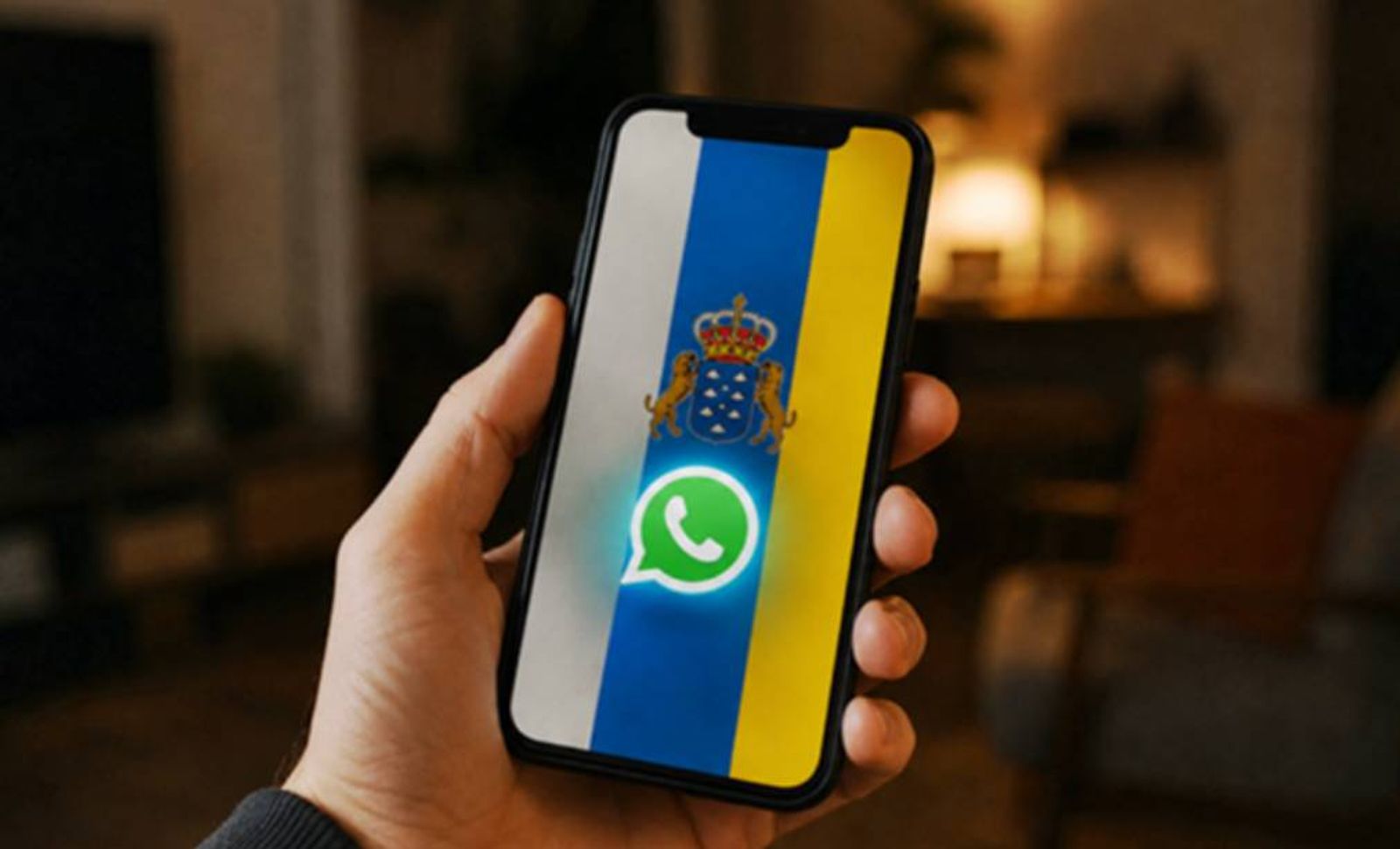 La bandera de Canarias en WhastApp y aún no sabes por qué