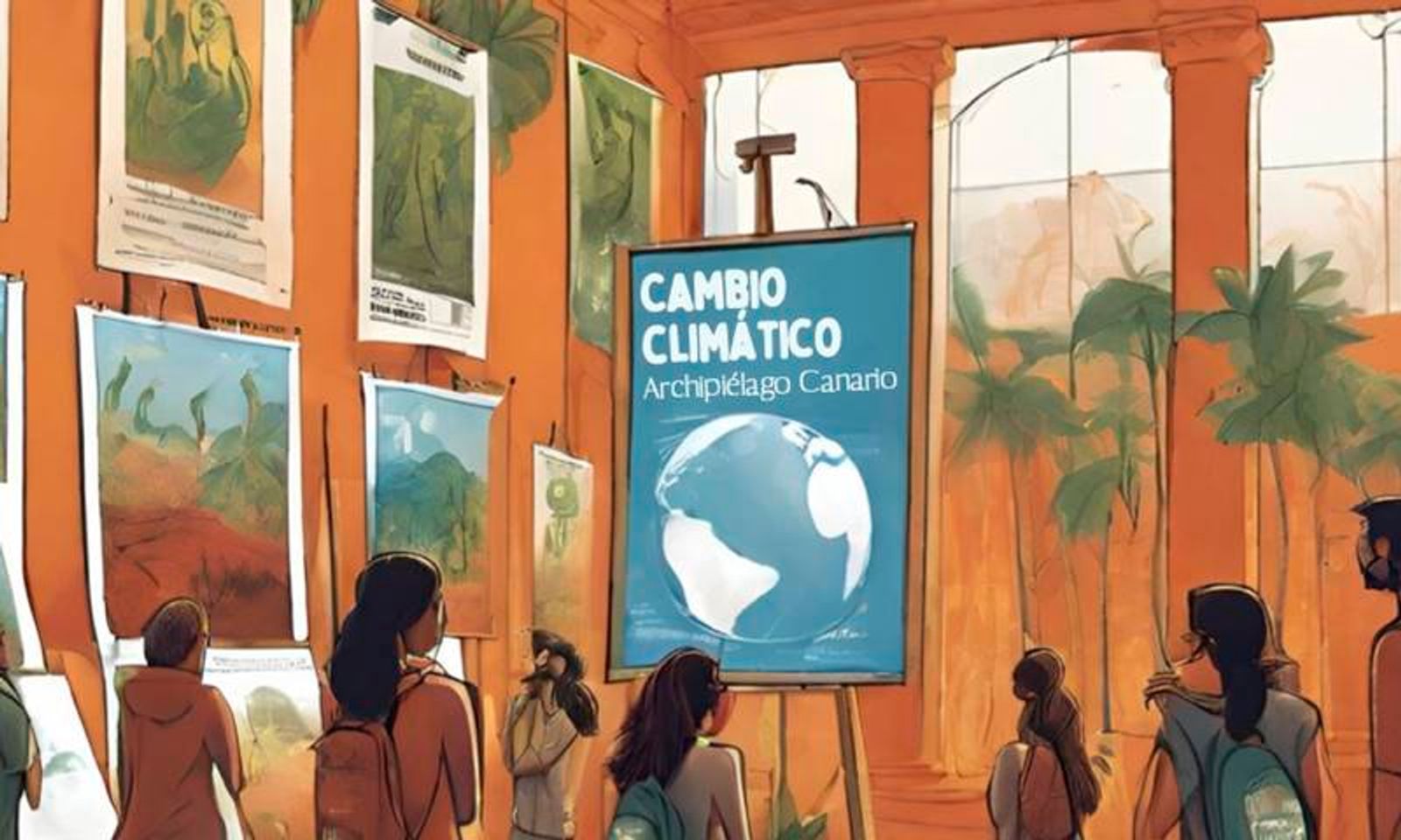 Una exposición recoge los efectos del cambio climático en Canarias