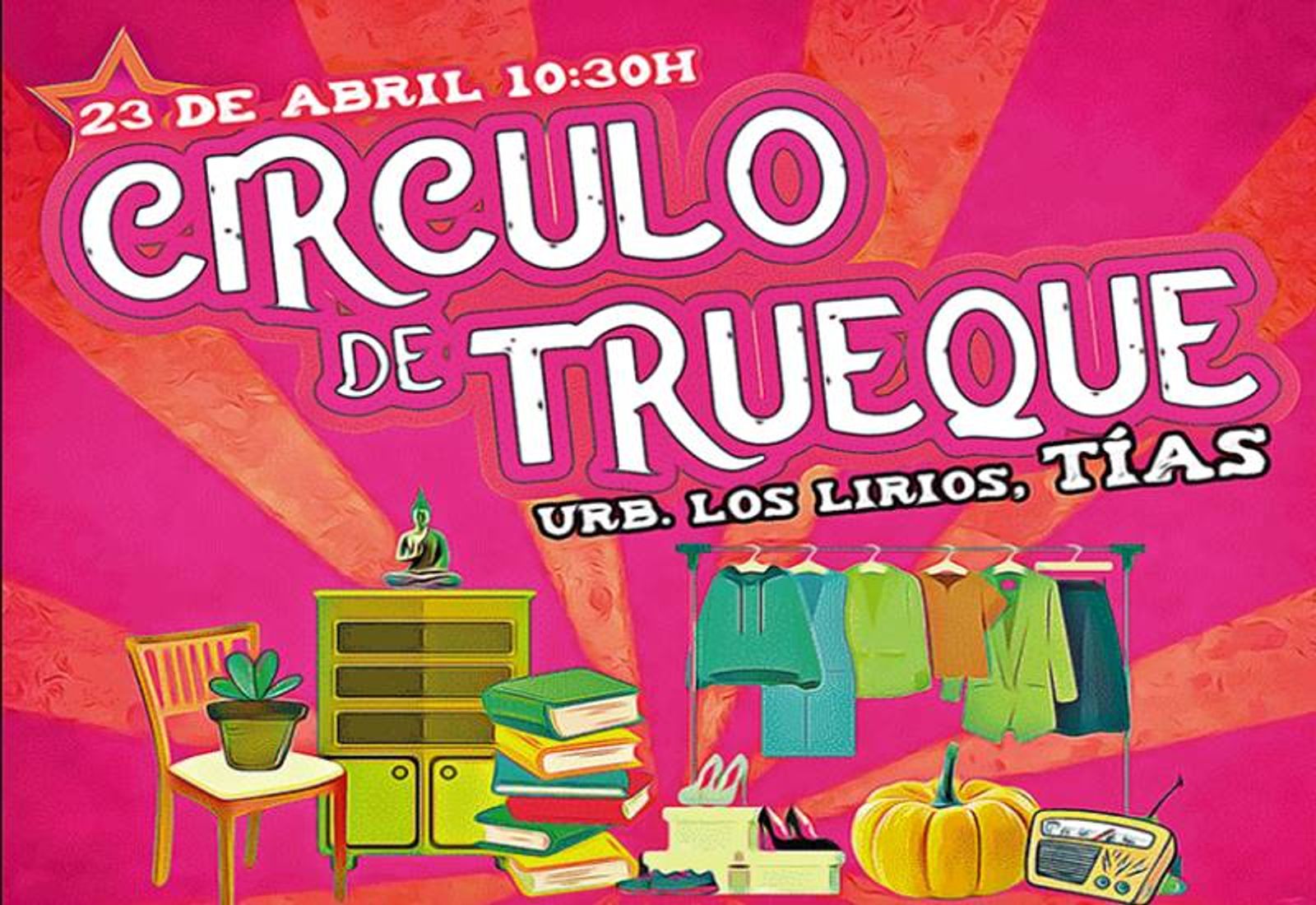 Tías organiza en Los Lirios una jornada de activación social con trueque y música