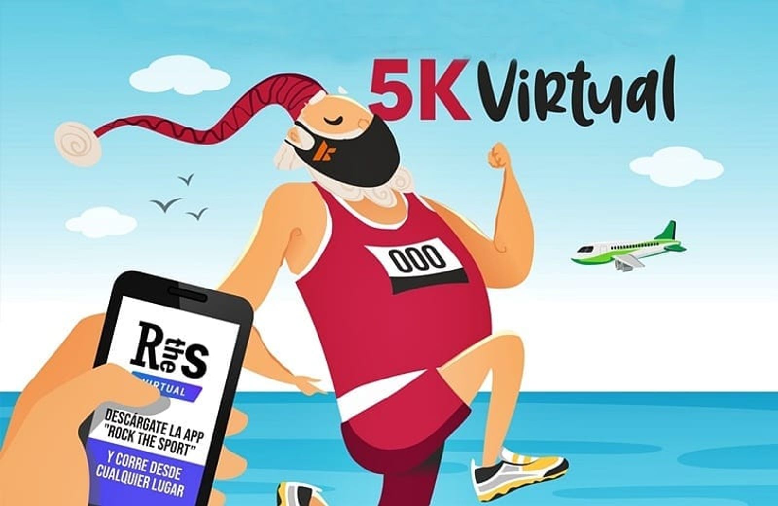 Carrera Navideña Virtual en Puerto del Carmen para finalizar el año