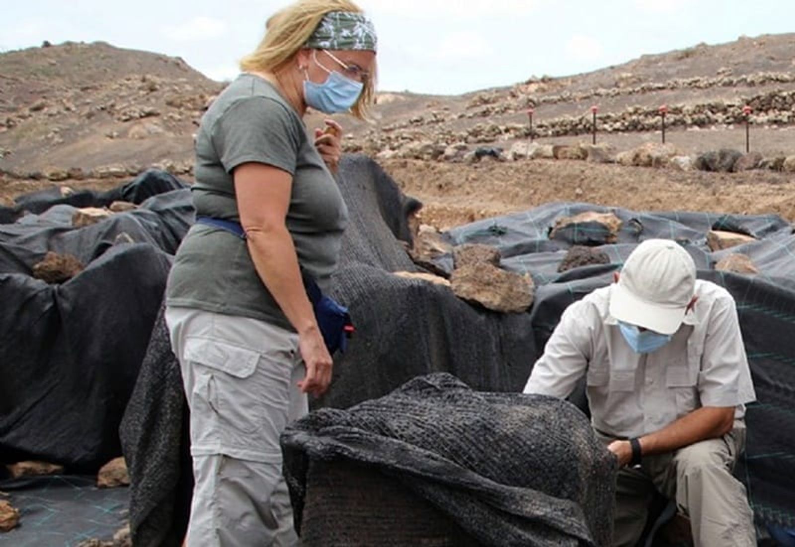 Nuevos trabajos arqueológicos en el yacimiento de Buenavista en Teguise
