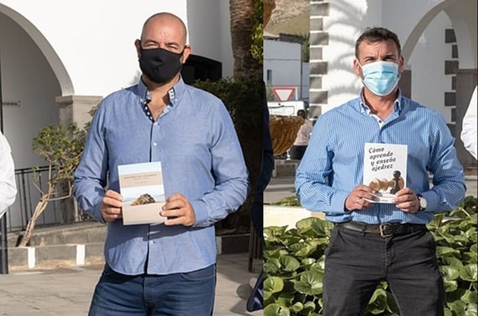 San Bartolomé añade a sus bibliotecas municipales dos obras de autores del municipio